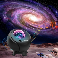 Cadrim Projector Star Galaxy Projector Universe Sky LED Night Light Starry Multicolor 3 in 1 Speaker 10 Levels Remote Control Timer